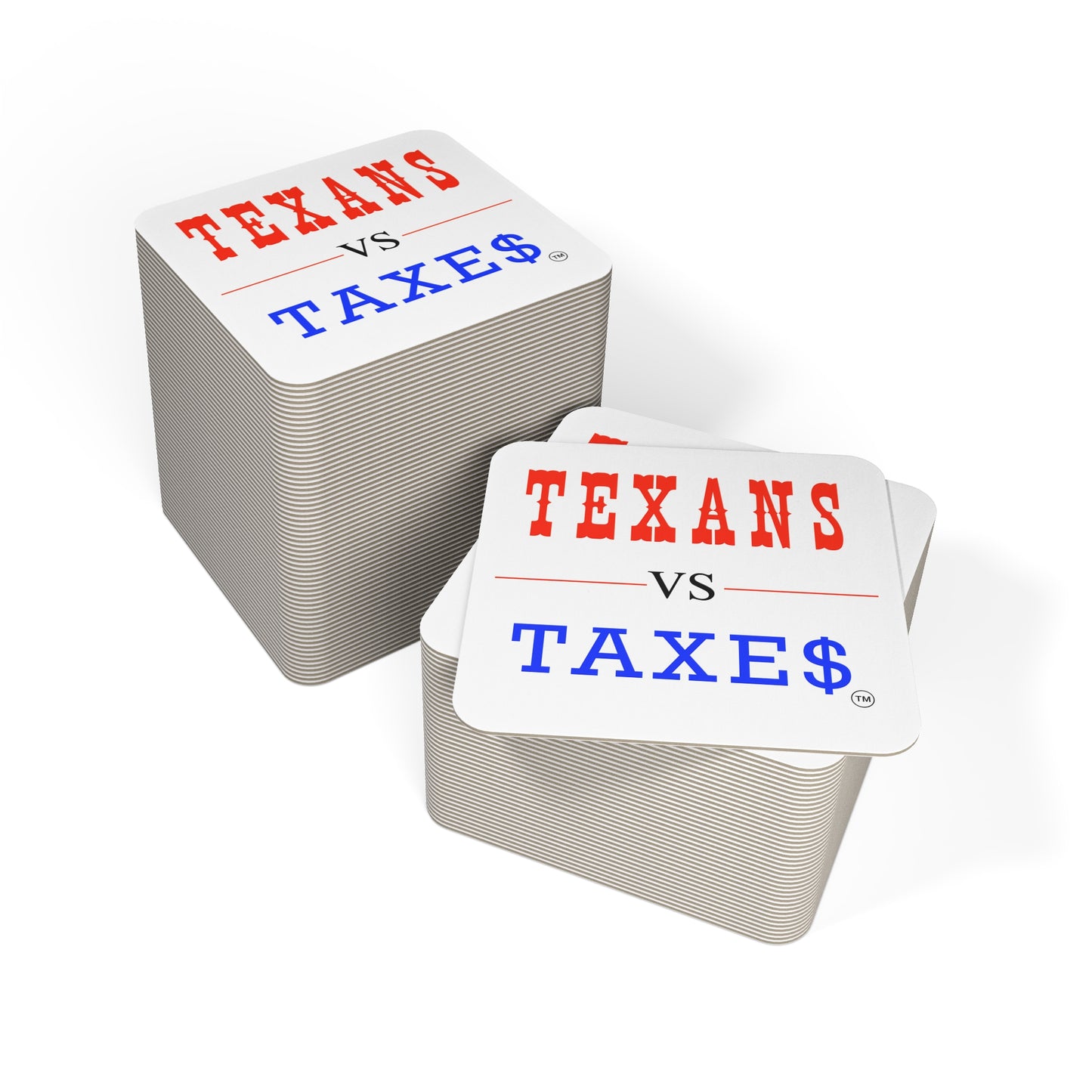 Texans vs Taxes Coasters