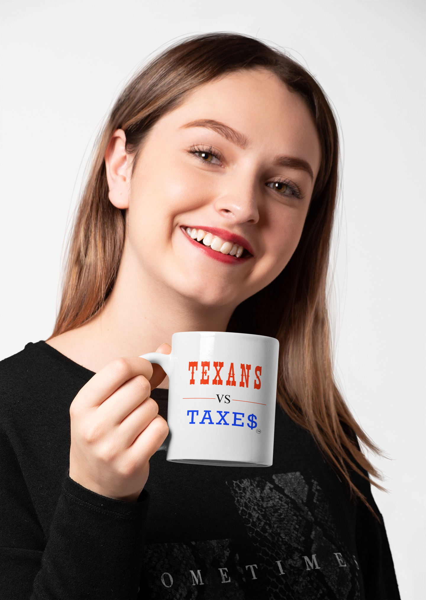 Texans Vs Taxes • Property Tax Reform Ceramic Coffee Mug 11 oz