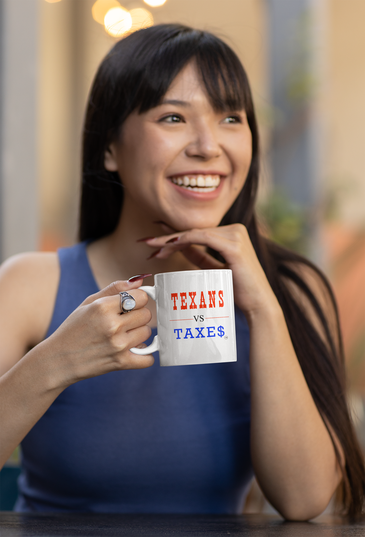 Texans Vs Taxes • Property Tax Reform Ceramic Coffee Mug 11 oz