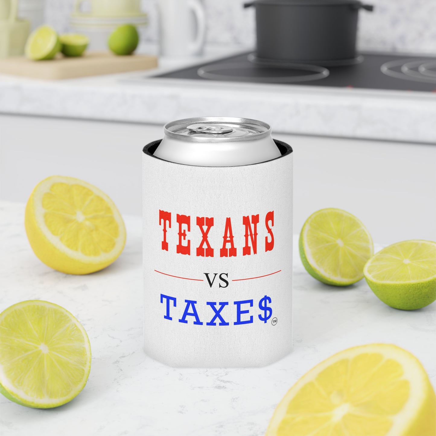 Texans Vs Taxes • Property Tax Reform Neoprene Can Cooler