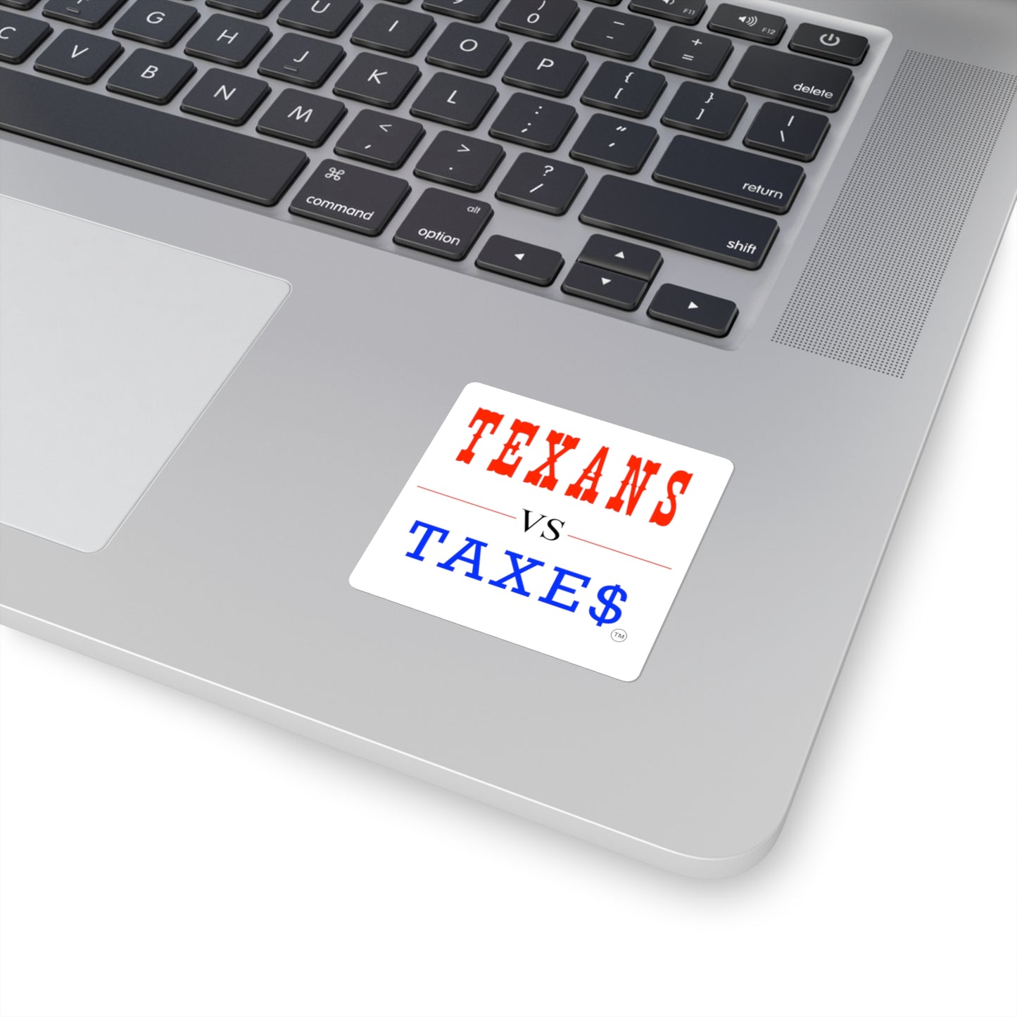 Texans Vs Taxes • Property Tax Reform Square Vinyl Sticker