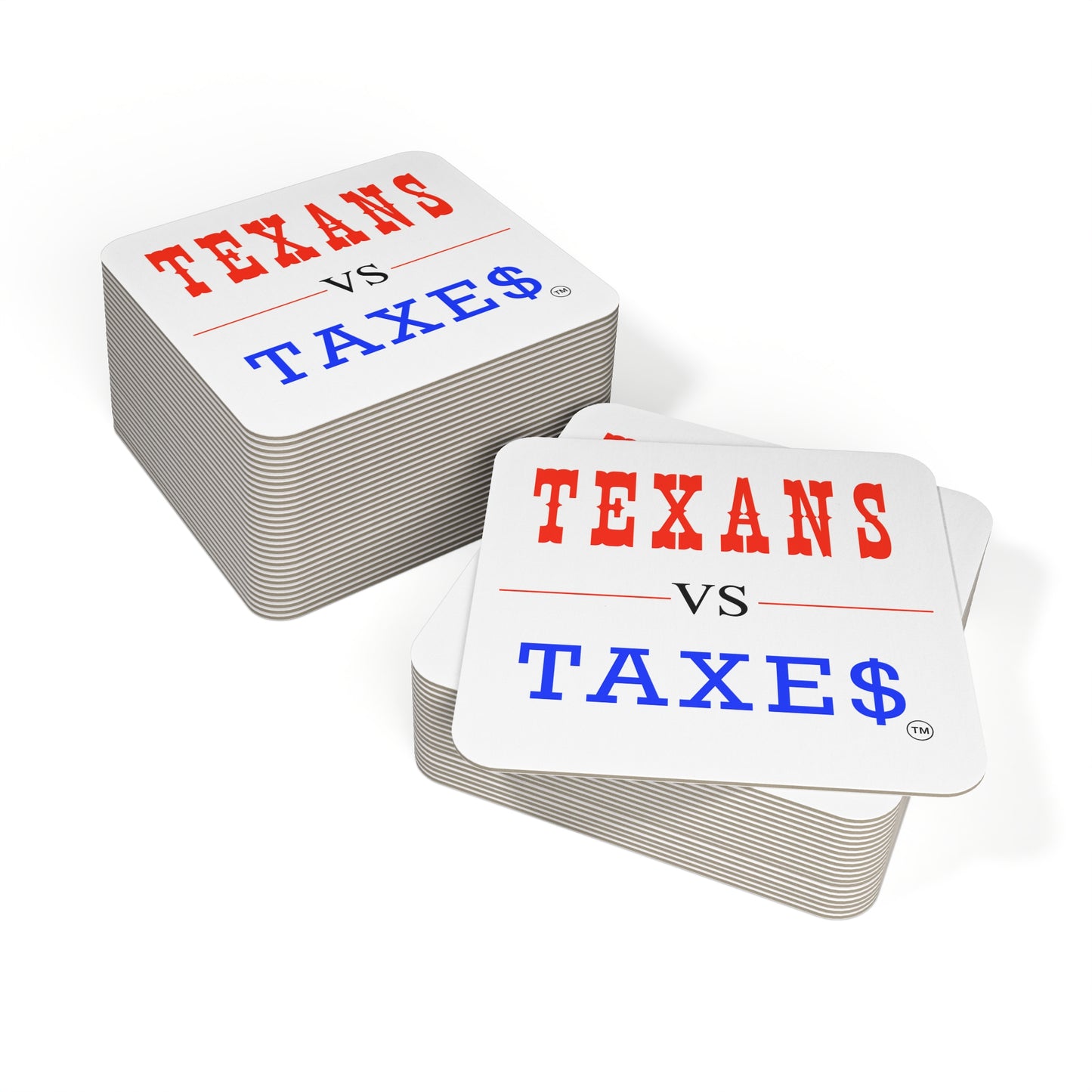 Texans vs Taxes Coasters